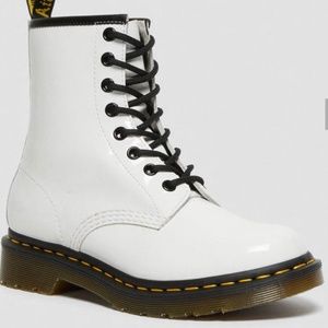 Dr.Martens white boots